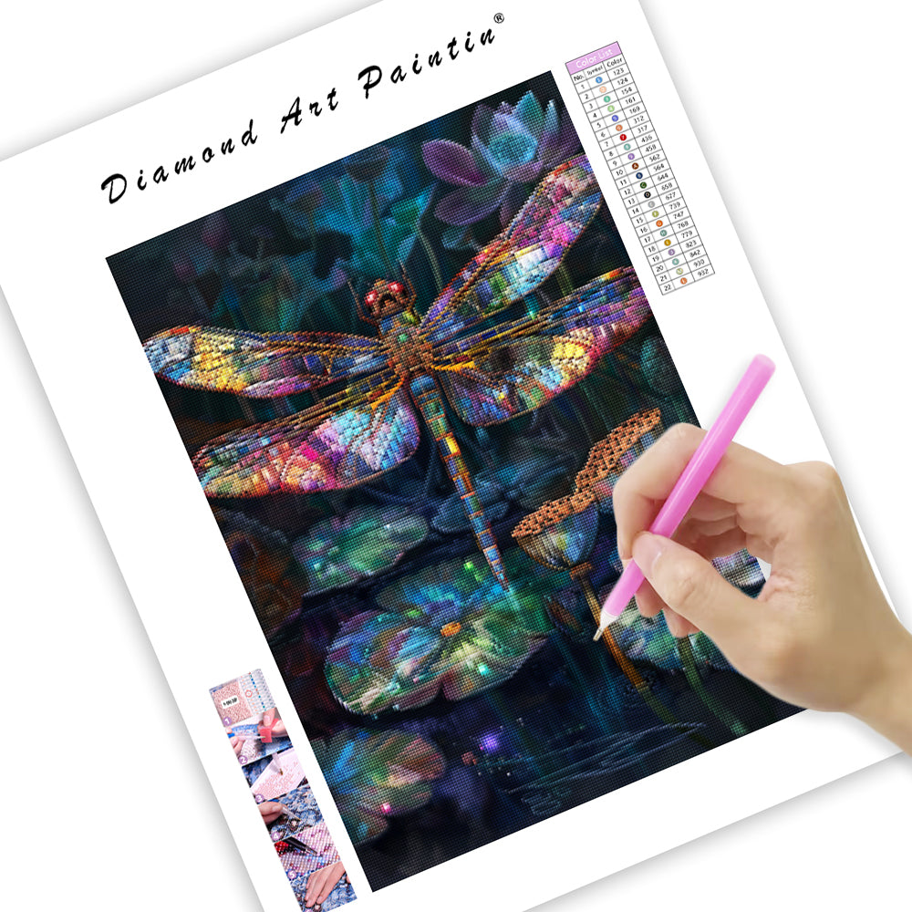 Prism Dragonfly - Diamond Painting