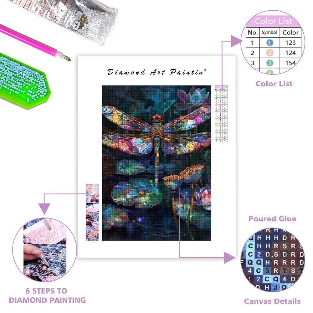 Prism Dragonfly - Diamond Painting