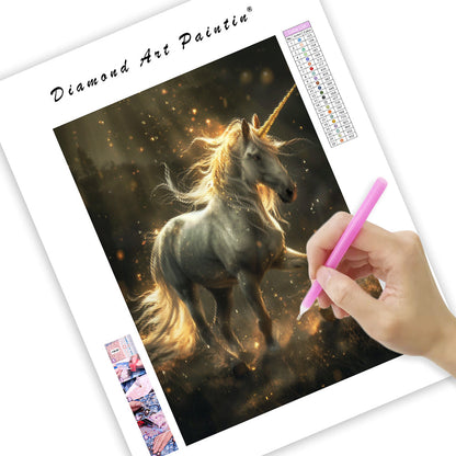 Radiant Unicorn - Diamond Painting