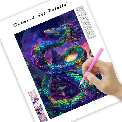 Rainbow Quetzal - Diamond Painting