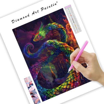Rainbow Serpent - Diamond Painting