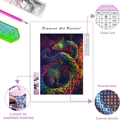 Rainbow Serpent - Diamond Painting