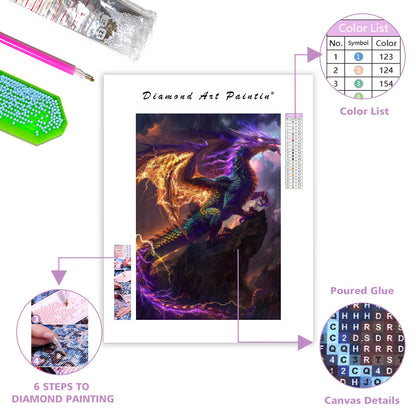 Storm Wyvern - Diamond Painting