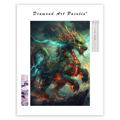 Thunder Qilin - Diamond Painting