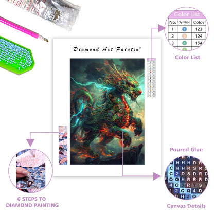 Thunder Qilin - Diamond Painting