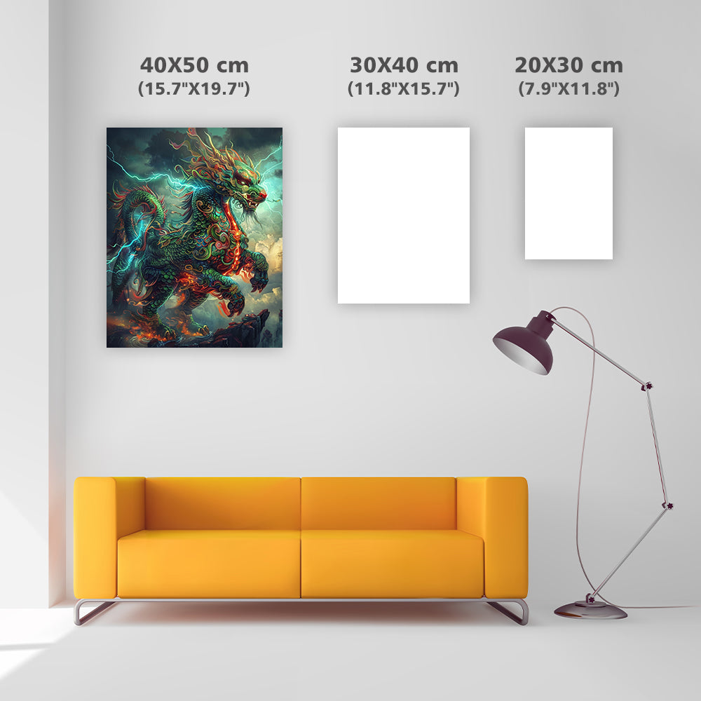 Thunder Qilin - Diamond Painting