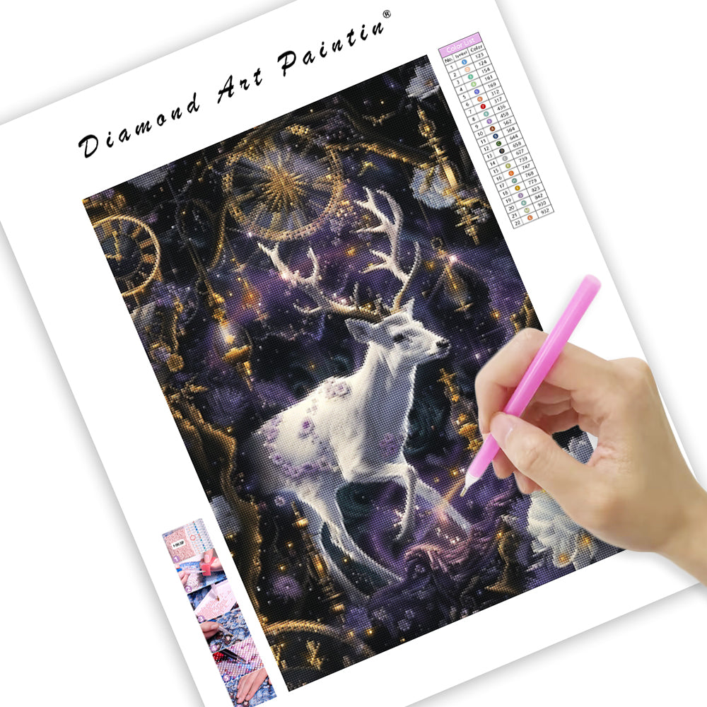 Time Stag - Diamond Painting