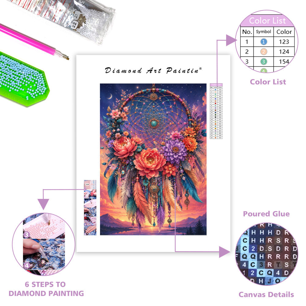Dreamcatcher Net - Diamond Painting