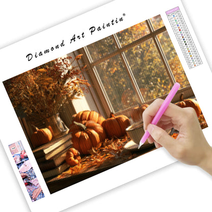 Autumn Cafe - Diamond Painting