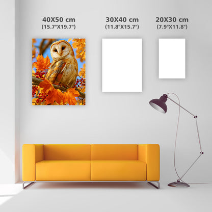 Autumn Owl - Diamond Painting