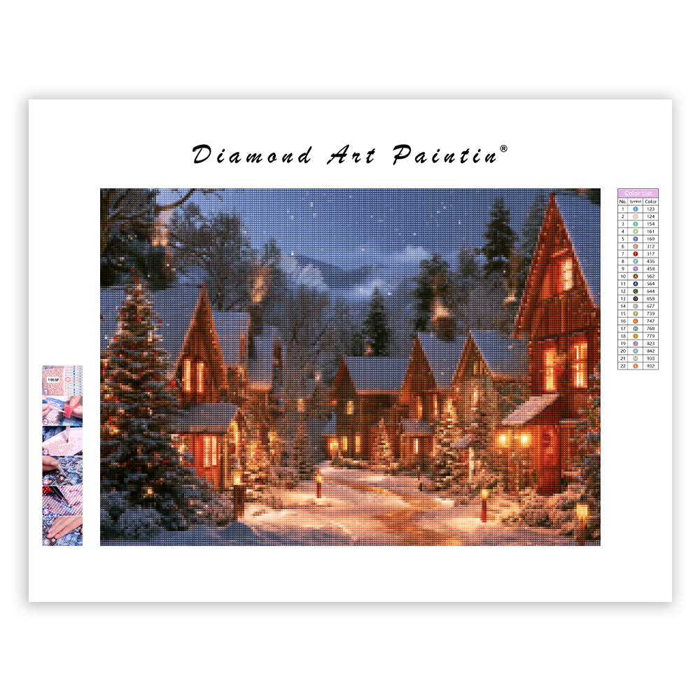 Christmas Village - Diamond Painting