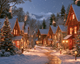 Christmas Village - Diamond Painting