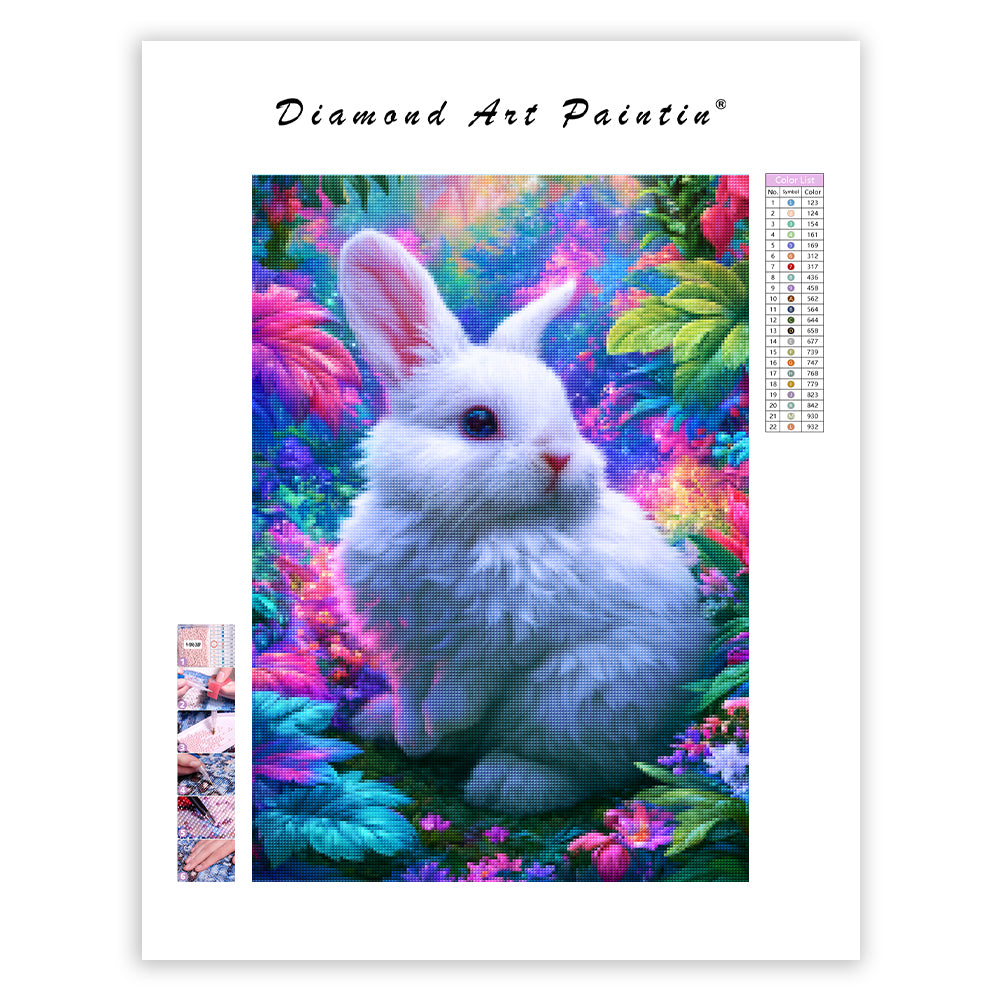 Cute Bunny - Diamond Painting