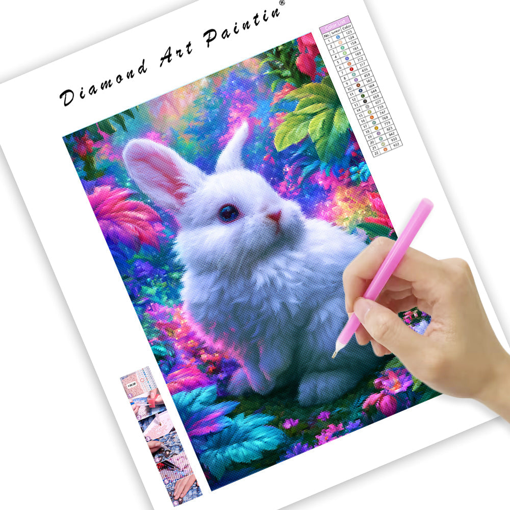 Cute Bunny - Diamond Painting