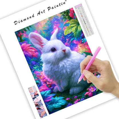Cute Bunny - Diamond Painting