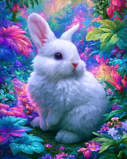 Cute Bunny - Diamond Painting