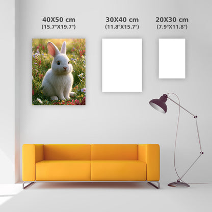 Fluffy Rabbit - Diamond Painting