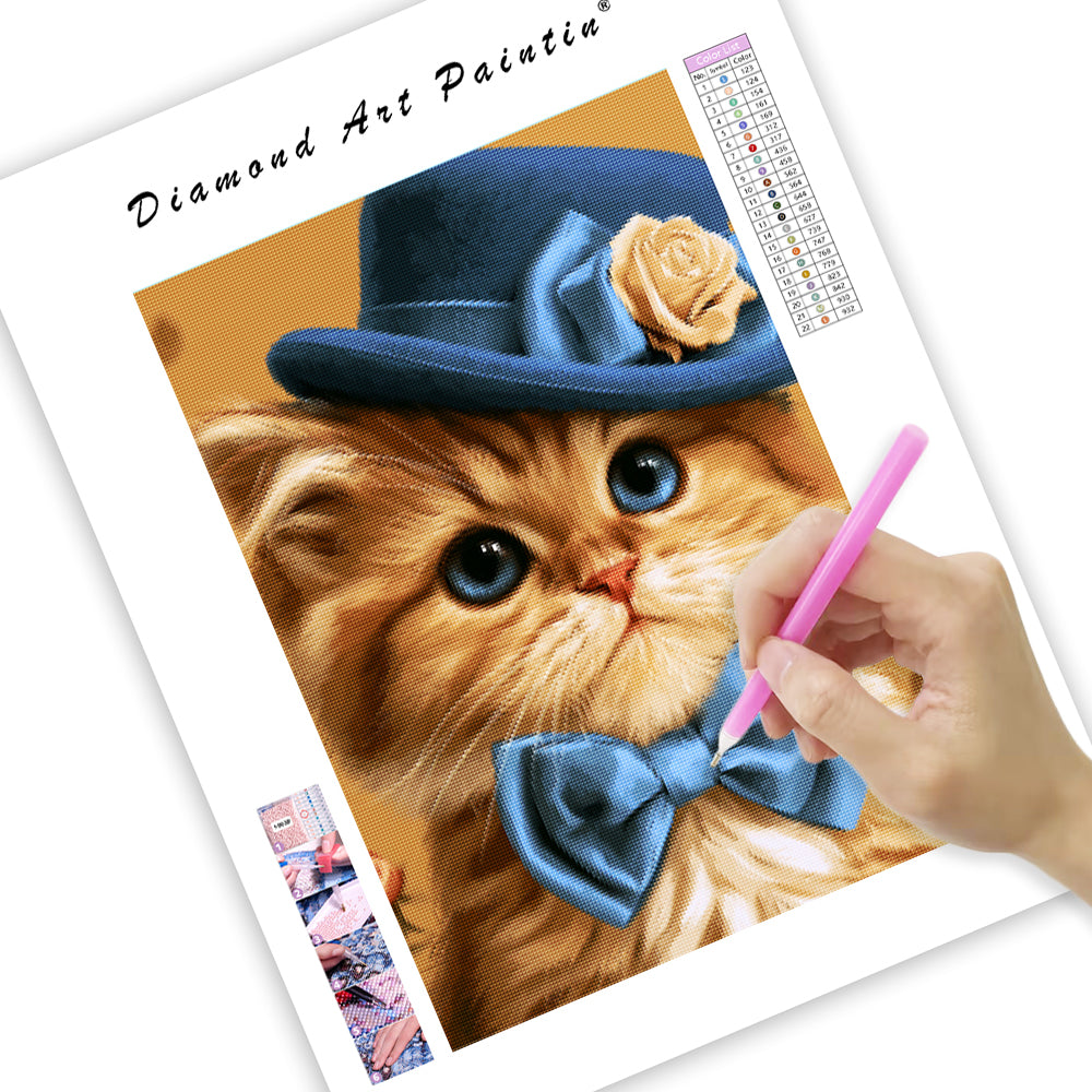 Gentleman Cat - Diamond Painting