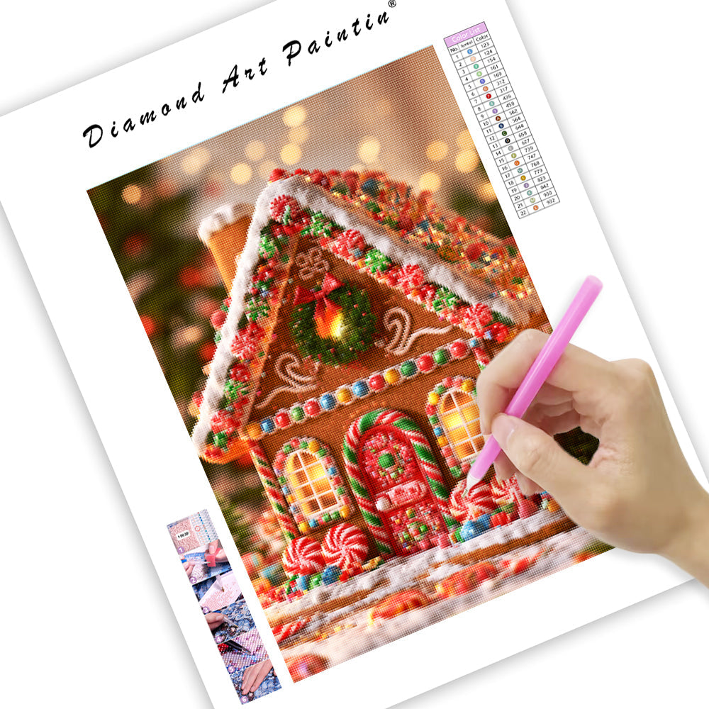 Gingerbread House - Diamond Painting