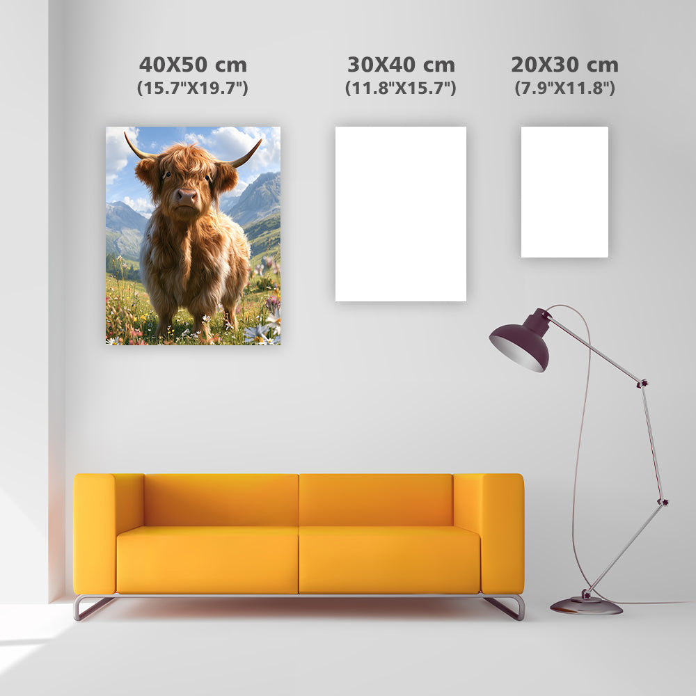 Highland Cow - Diamond Painting