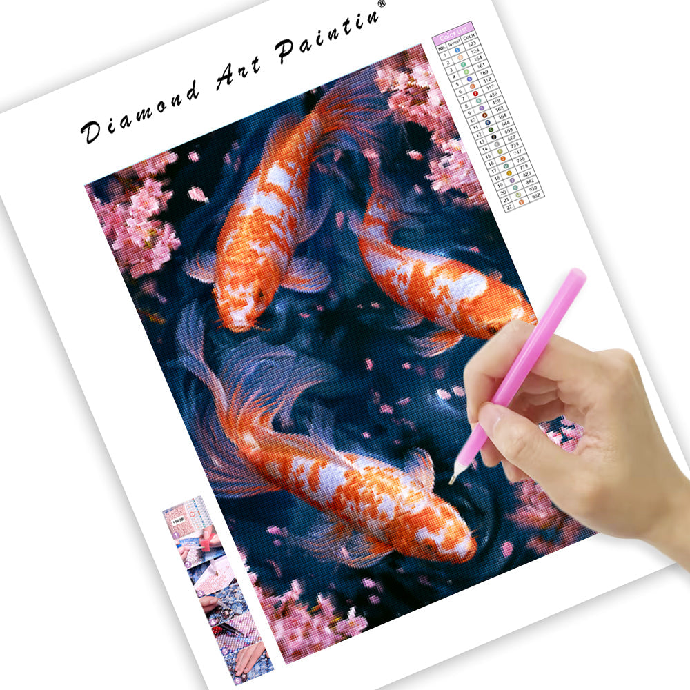 Koi Garden - Diamond Painting