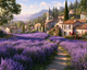 Lavender Village - Diamond Painting