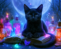 Magic Black Cat - Diamond Painting