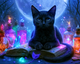 Magic Black Cat - Diamond Painting