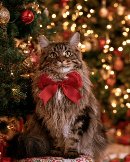 Maine Coon Christmas - Diamond Painting