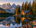 Mountain Cabin - Diamond Painting