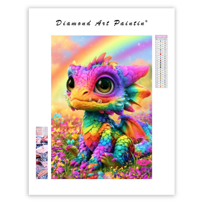 Rainbow Dragon - Diamond Painting