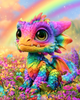Rainbow Dragon - Diamond Painting