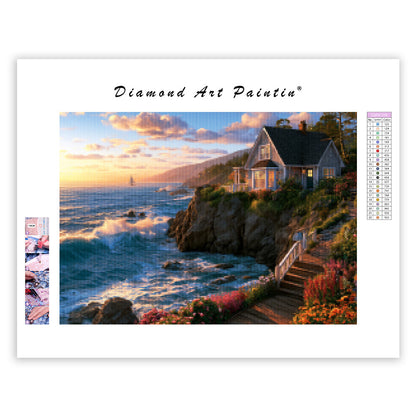Seaside Cottage - Diamond Painting