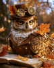 Steampunk Owl - Diamond Painting