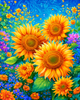 Sunflower Garden - Diamond Painting