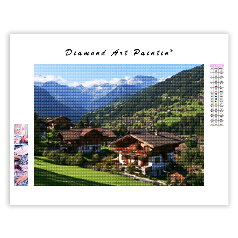 Swiss Village - Diamond Painting