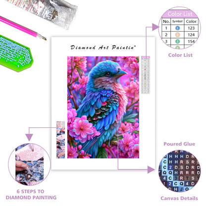 Tropical Bird - Diamond Painting