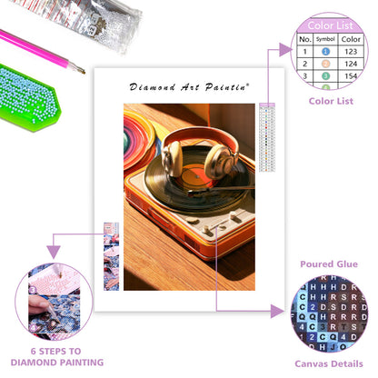 Vinyl Record - Diamond Painting
