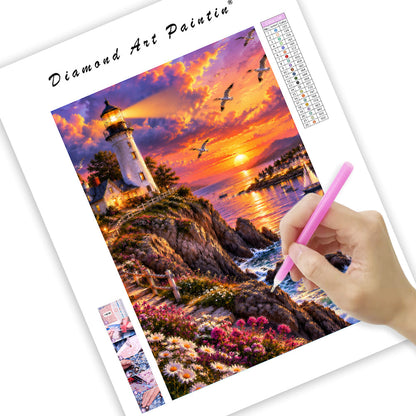 Cape Lighthouse - Diamond Painting