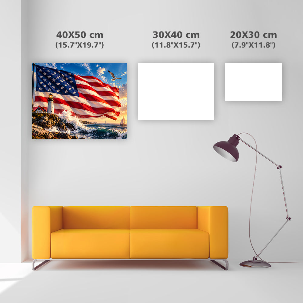 Giant national flag - Diamond Painting