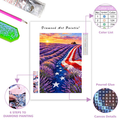 Lavender Trail - Diamond Painting