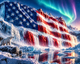 National Flag Waterfall - Diamond Painting