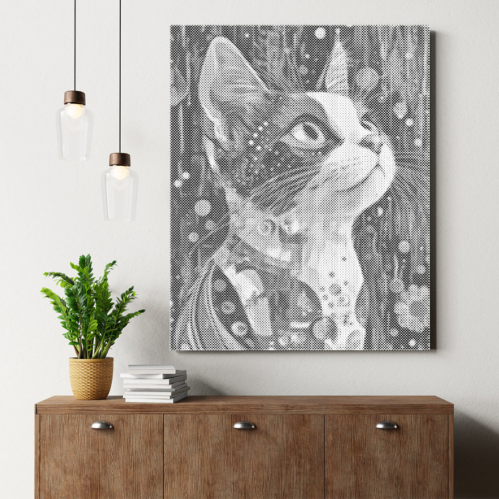 Calico Cat - Dot Painting