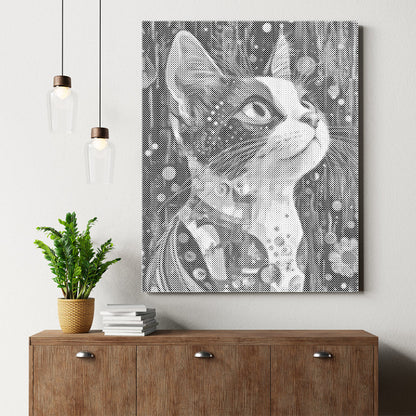 Calico Cat - Dot Painting