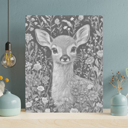 Innocent Fawn - Dot Painting