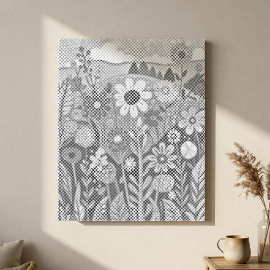 Wild Flowers - Dot Painting
