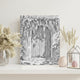 Wisteria Curtain Door - Dot Painting