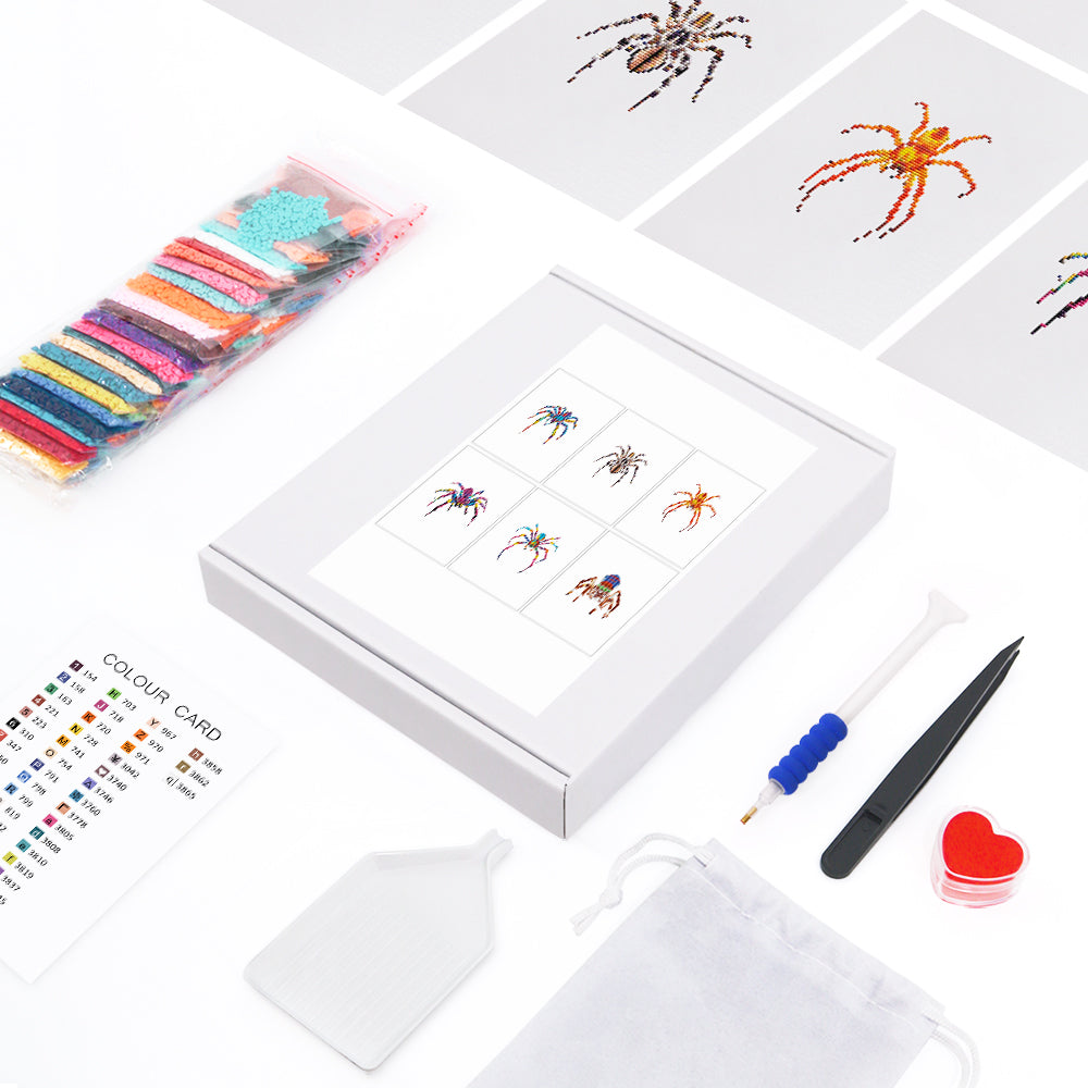 MINI-Colorful Spiders
