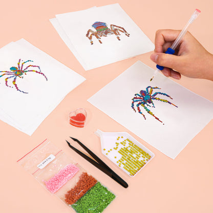 MINI-Colorful Spiders
