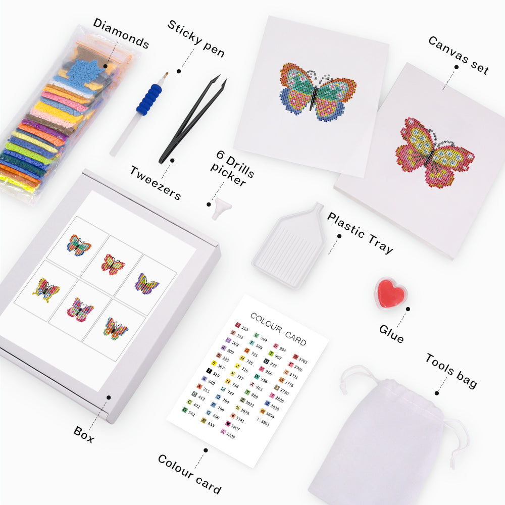 MINI-Colorful Butterflies